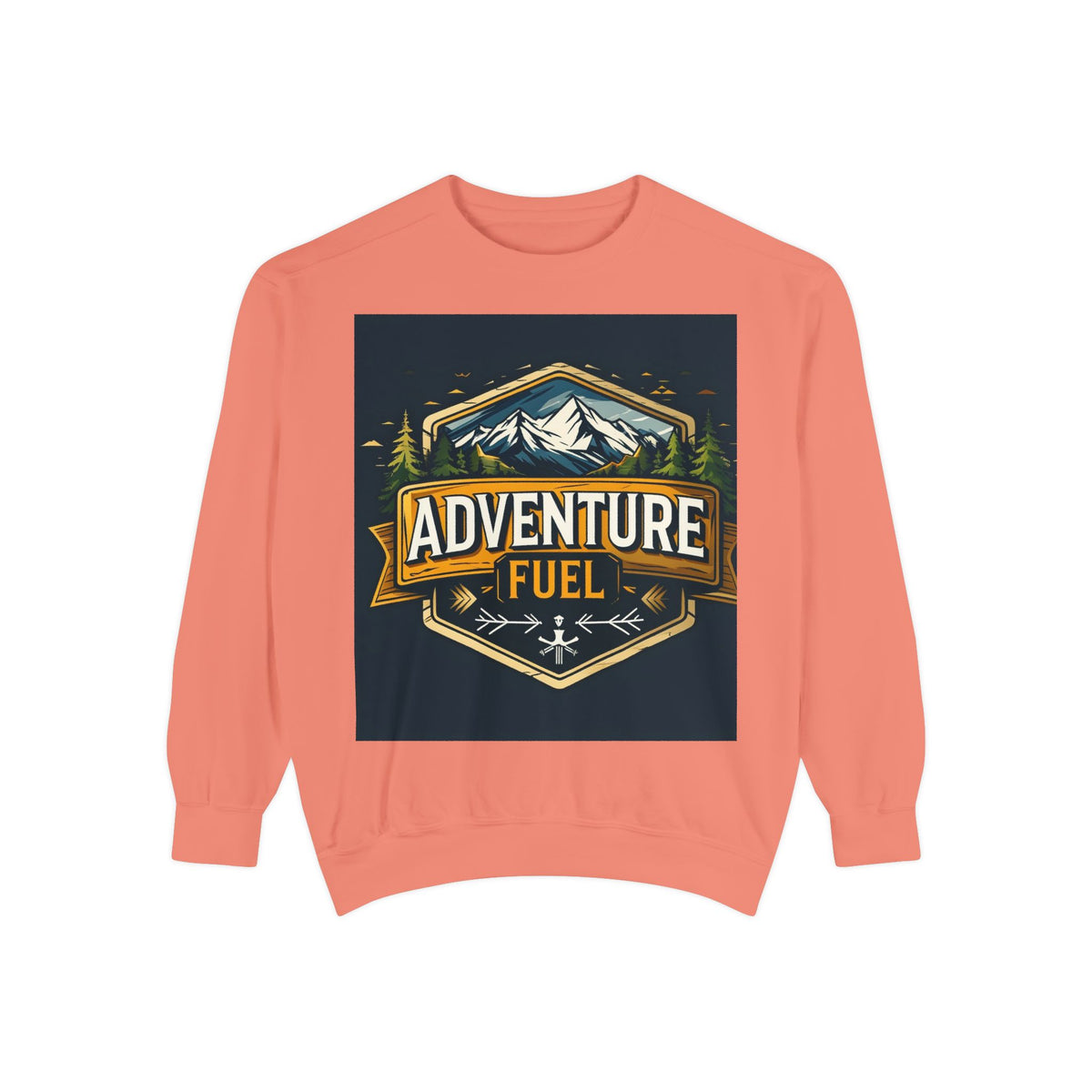 Adventure Fuel Sweatshirt — Mountain Outdoor Graphic Crewneck