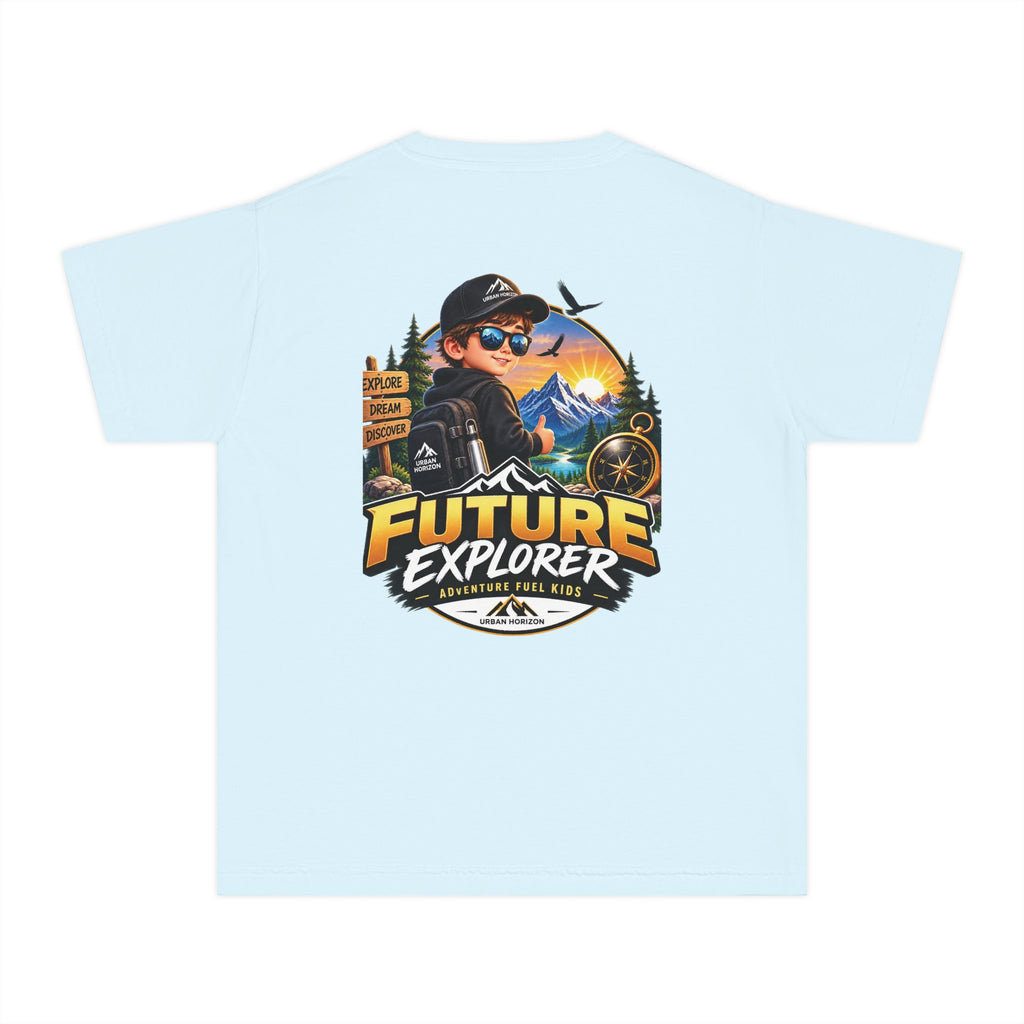 Youth Tee — "Future Explorer" Adventure Kids Graphic Shirt