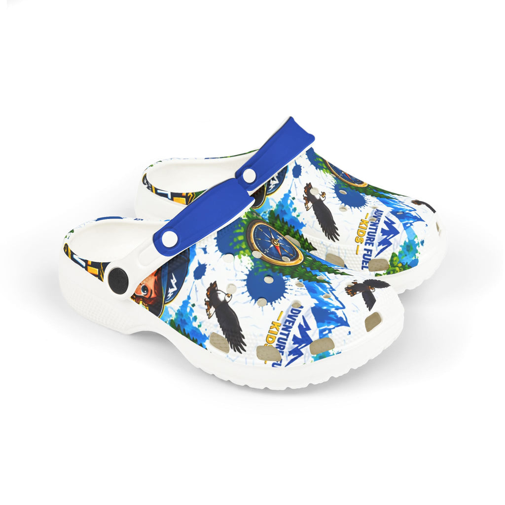 Kids Adventure Clogs – 'Adventure Is Out There' EVA Foam Slip-Ons