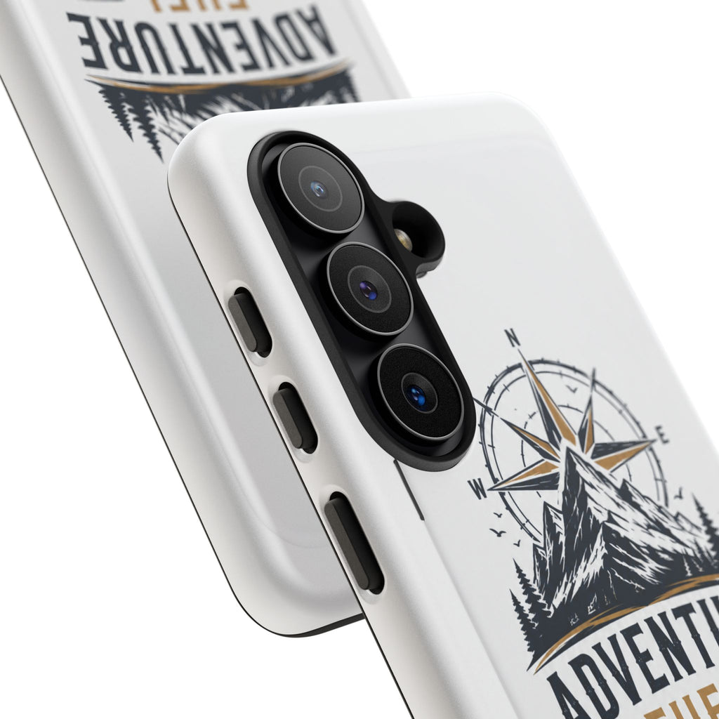 Adventure Fuel Phone Case — Compass & Mountain Travel Protective Cover