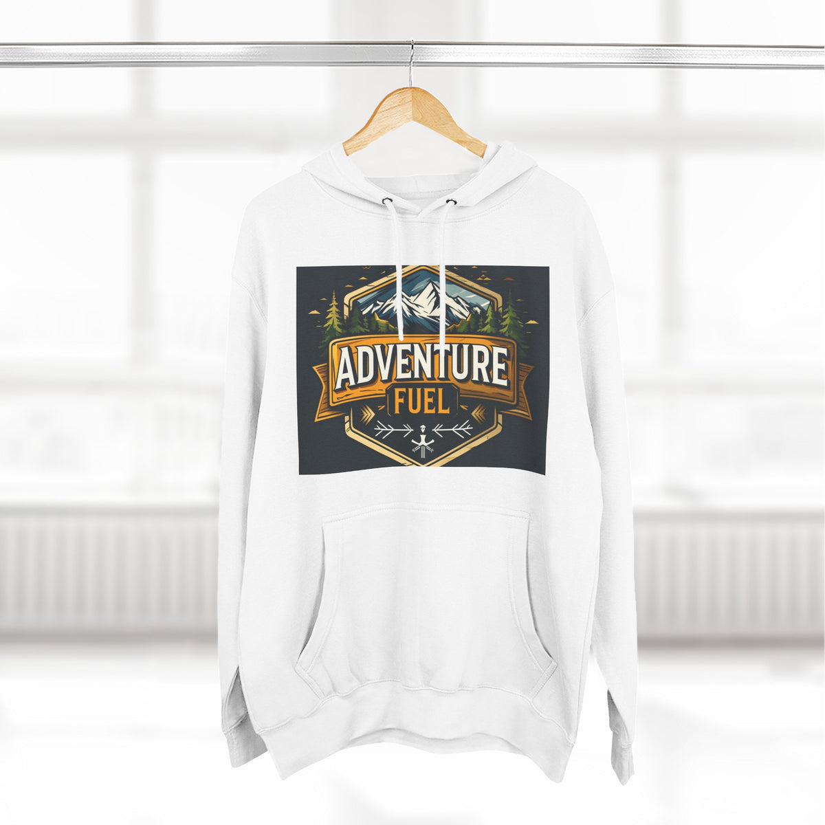 Adventure Fuel Hoodie — Outdoor Camping Graphic Pullover