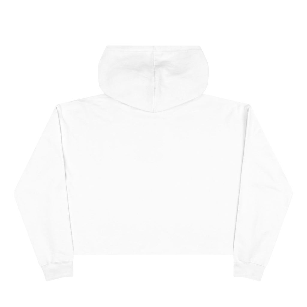 Adventure Fuel Crop Hoodie — Mountain Camping Graphic Hoodie