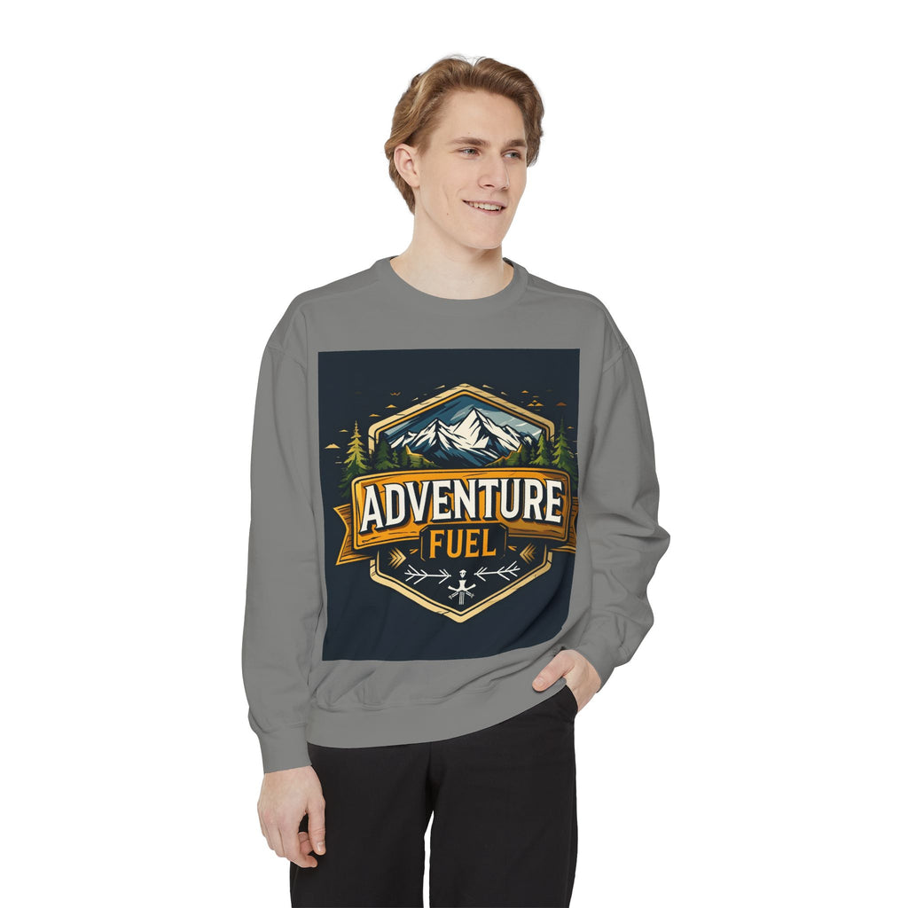 Adventure Fuel Sweatshirt — Mountain Outdoor Graphic Crewneck