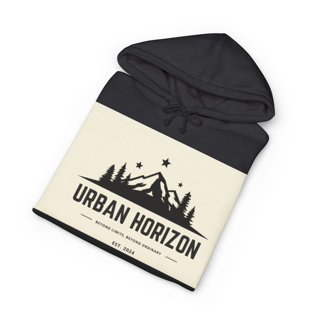 Urban Horizon Hoodie — Mountain Forest Graphic Hooded Sweatshirt