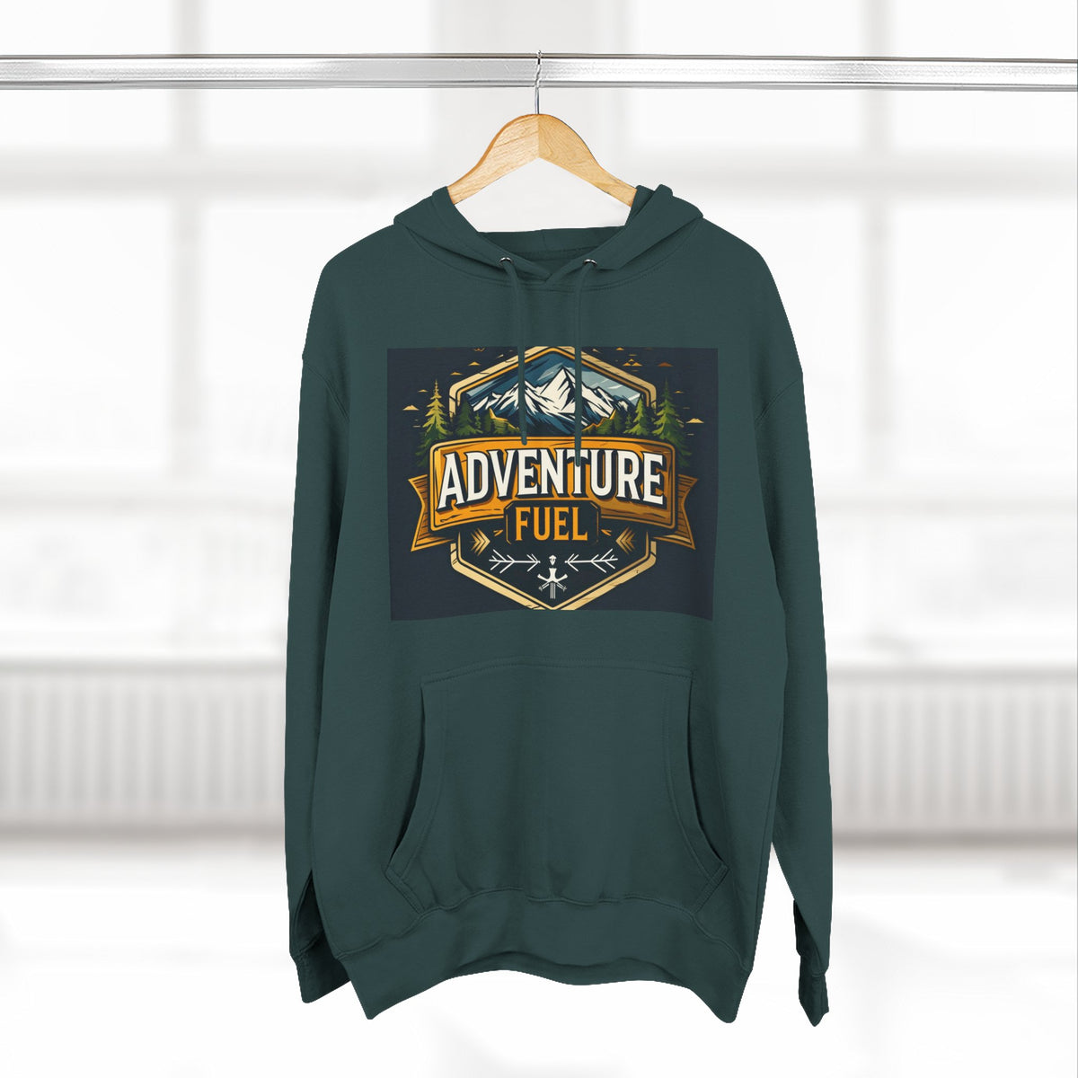 Adventure Fuel Hoodie — Outdoor Camping Graphic Pullover