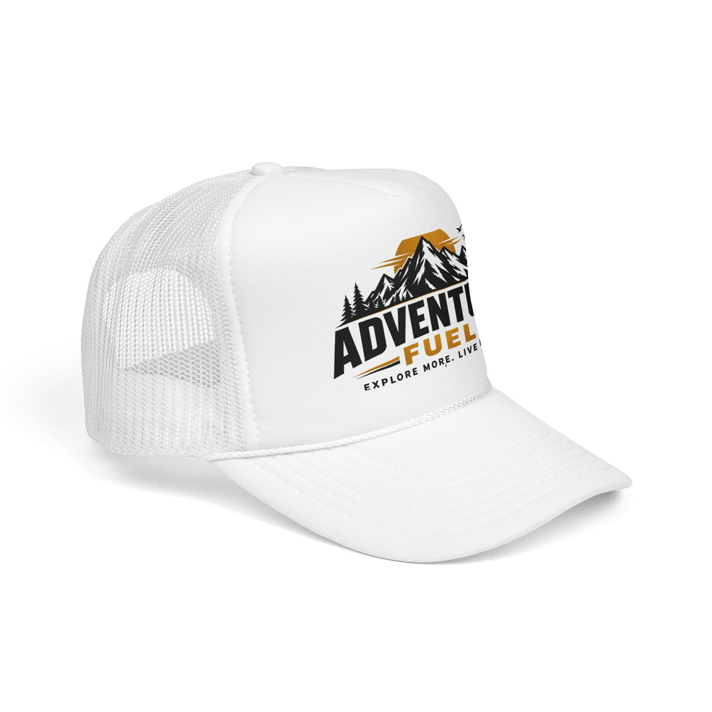 Adventure Fuel Trucker Hat — Explore More Live More Foam Cap