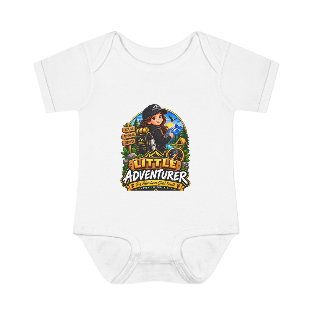 Little Adventurer Baby Bodysuit — Infant Explorer Graphic Onesie