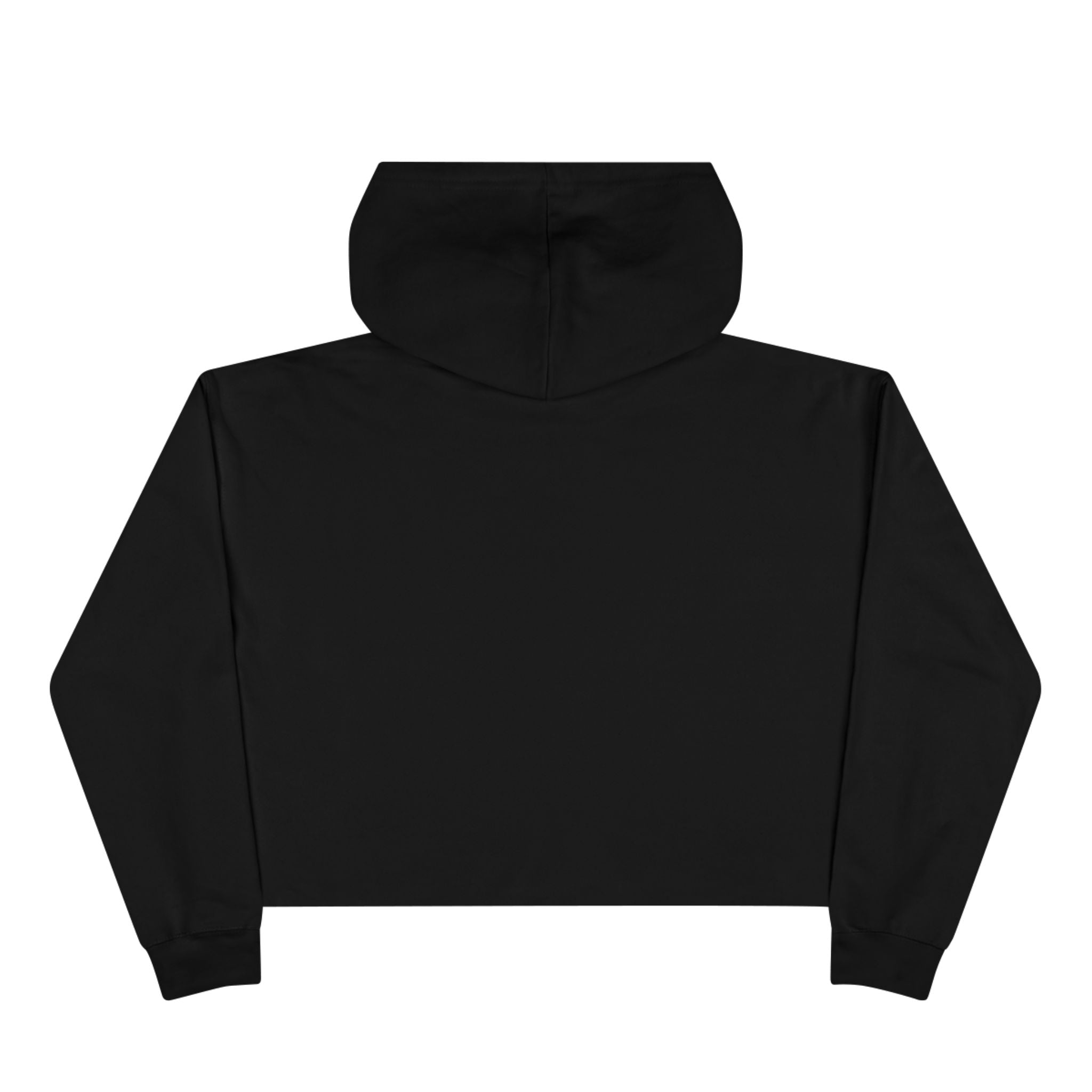 Adventure Fuel Crop Hoodie — Mountain Camping Graphic Hoodie