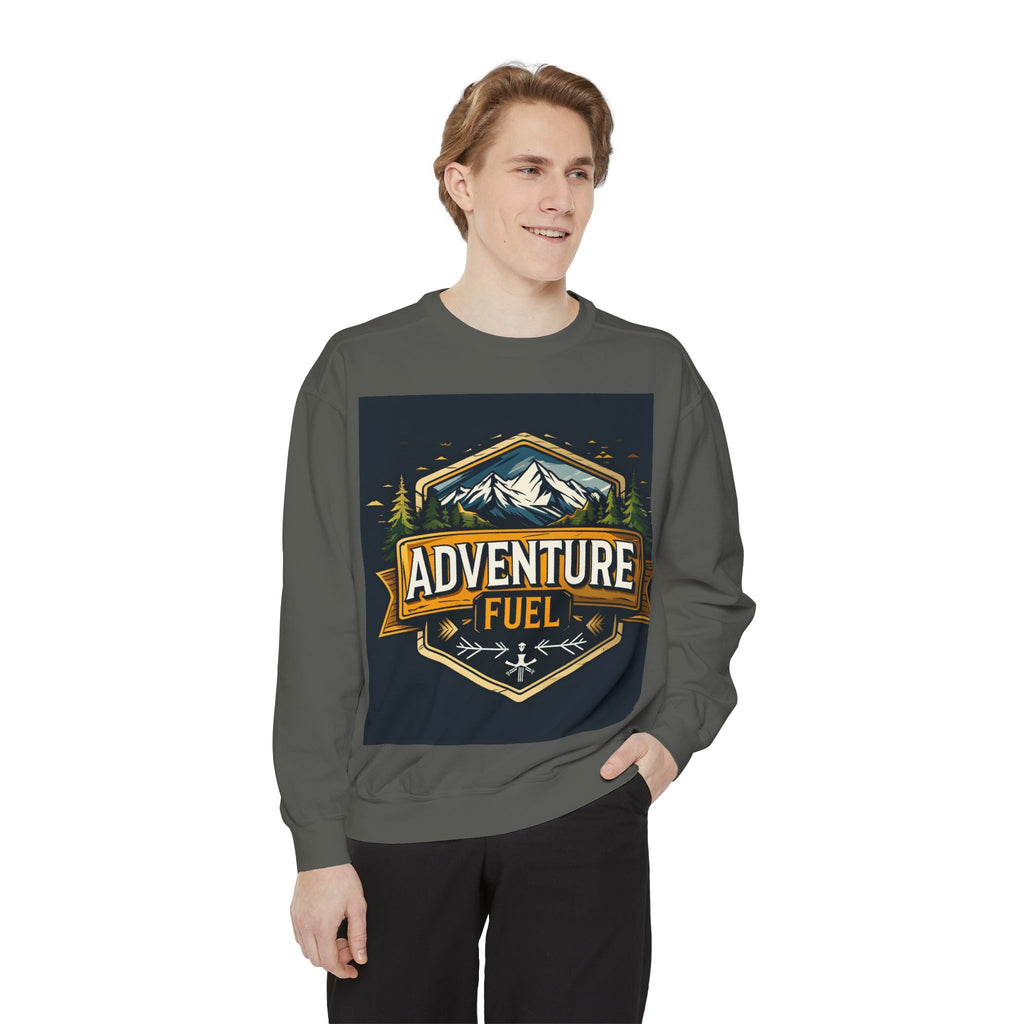 Adventure Fuel Sweatshirt — Mountain Outdoor Graphic Crewneck