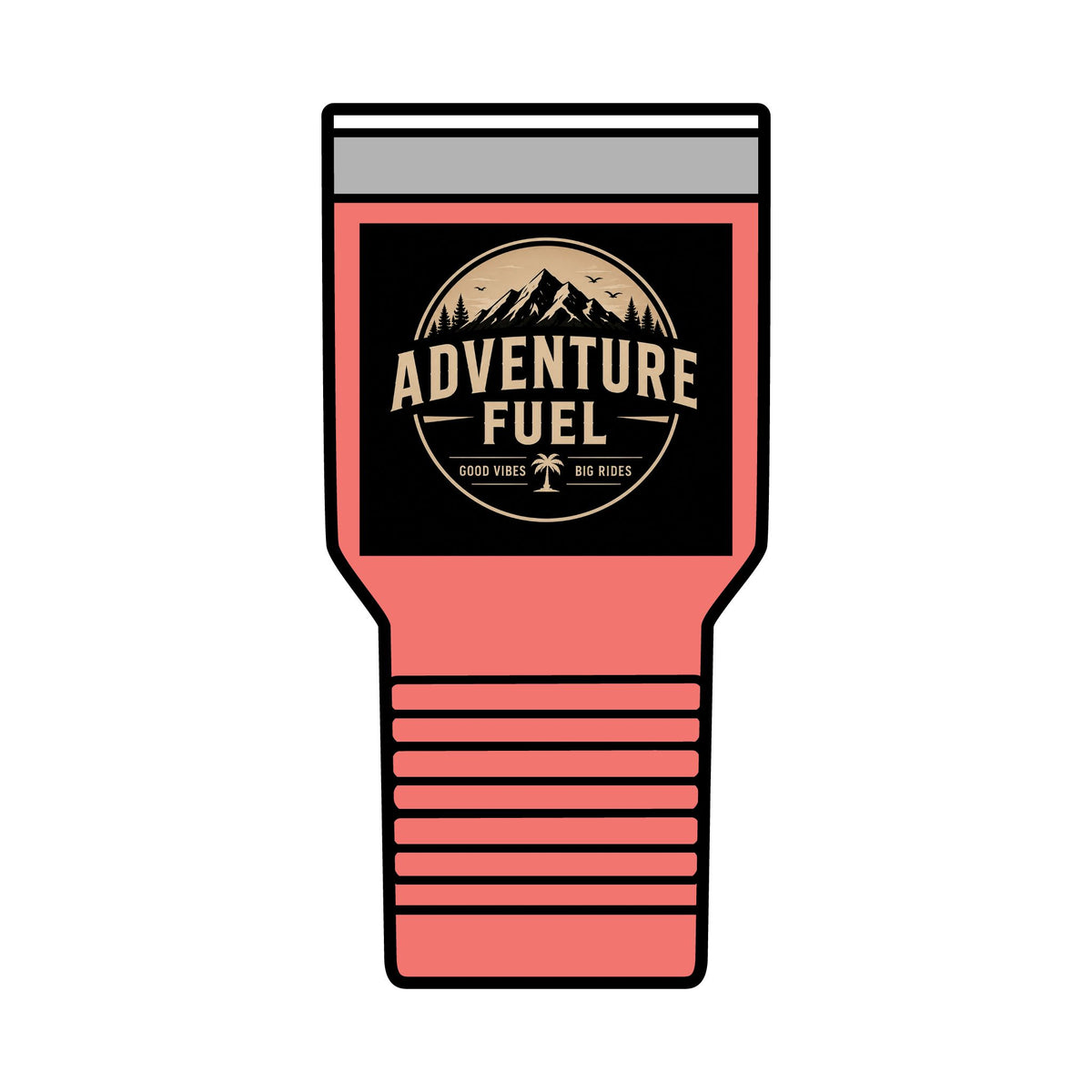 Adventure Fuel 30oz Insulated Tumbler — Mountain Logo Travel Mug