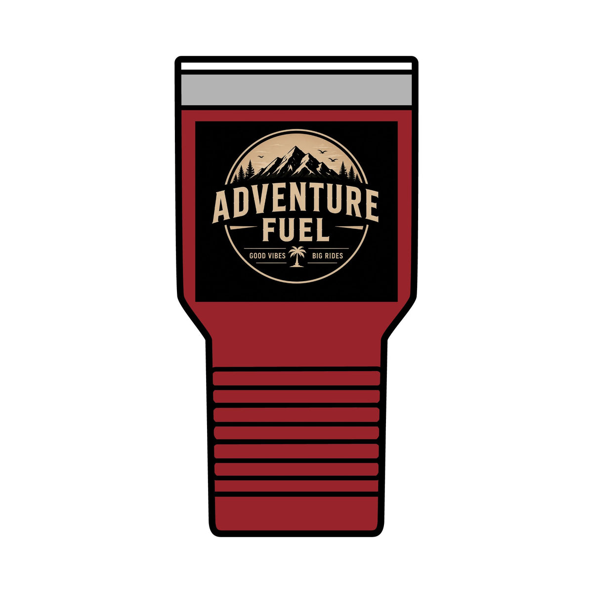 Adventure Fuel 30oz Insulated Tumbler — Mountain Logo Travel Mug
