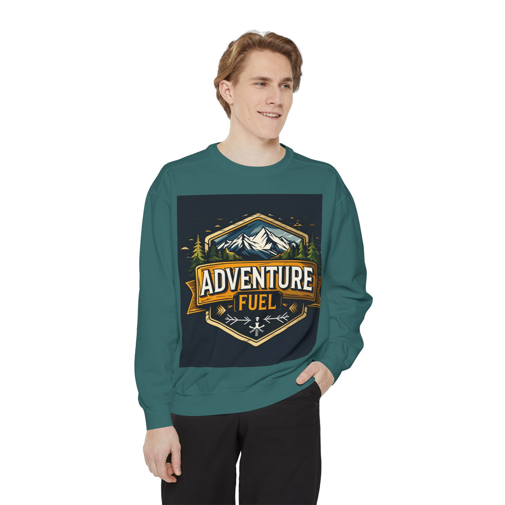 Adventure Fuel Sweatshirt — Mountain Outdoor Graphic Crewneck