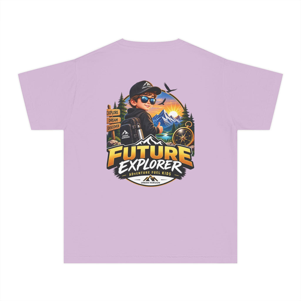 Youth Tee — "Future Explorer" Adventure Kids Graphic Shirt