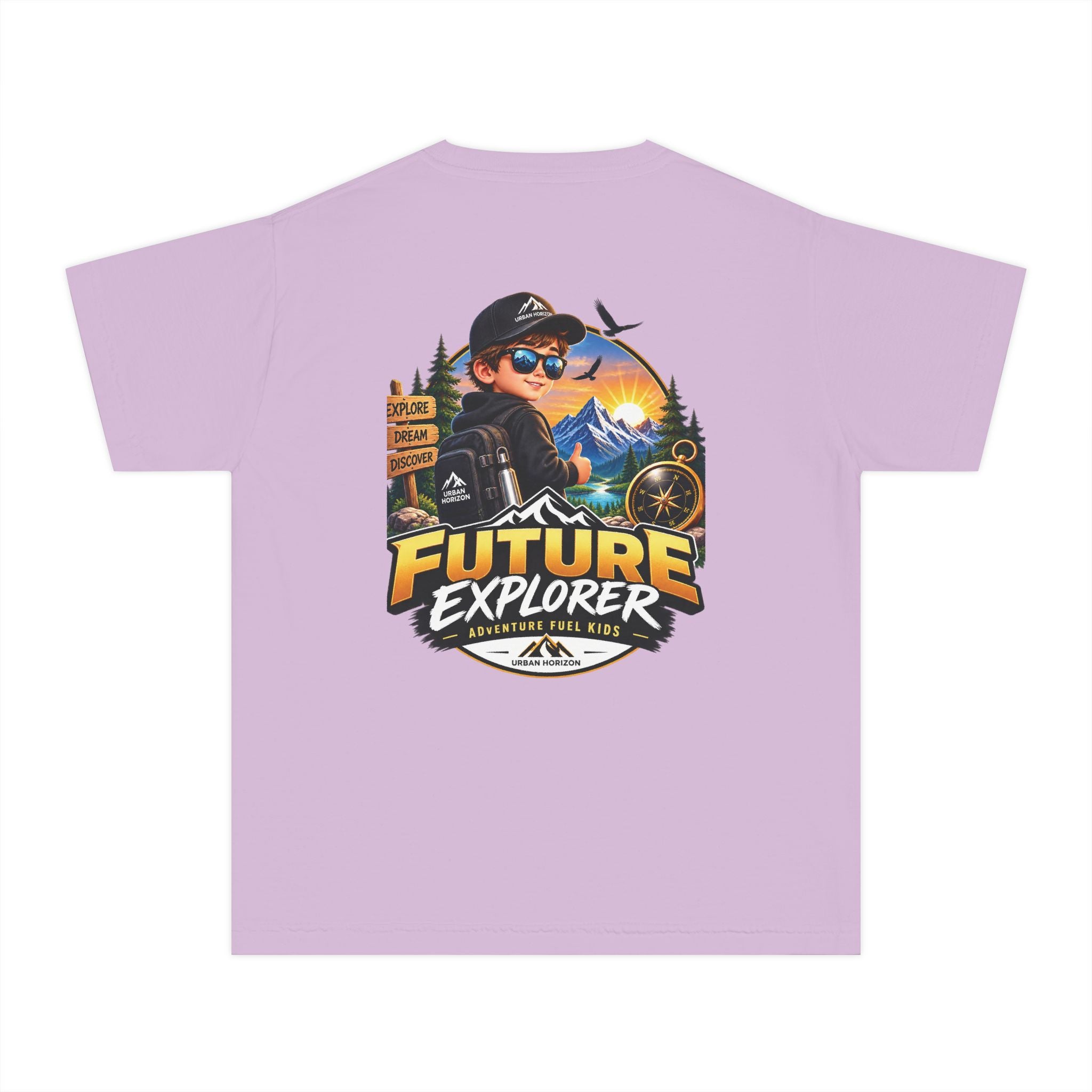 Youth Tee — "Future Explorer" Adventure Kids Graphic Shirt