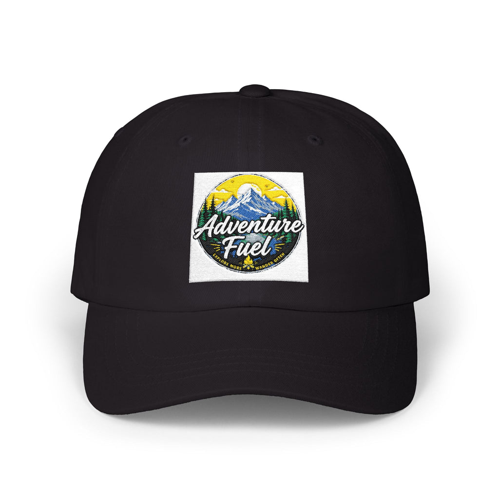Adventure Fuel Dad Cap – Outdoor Mountain Patch Baseball Hat