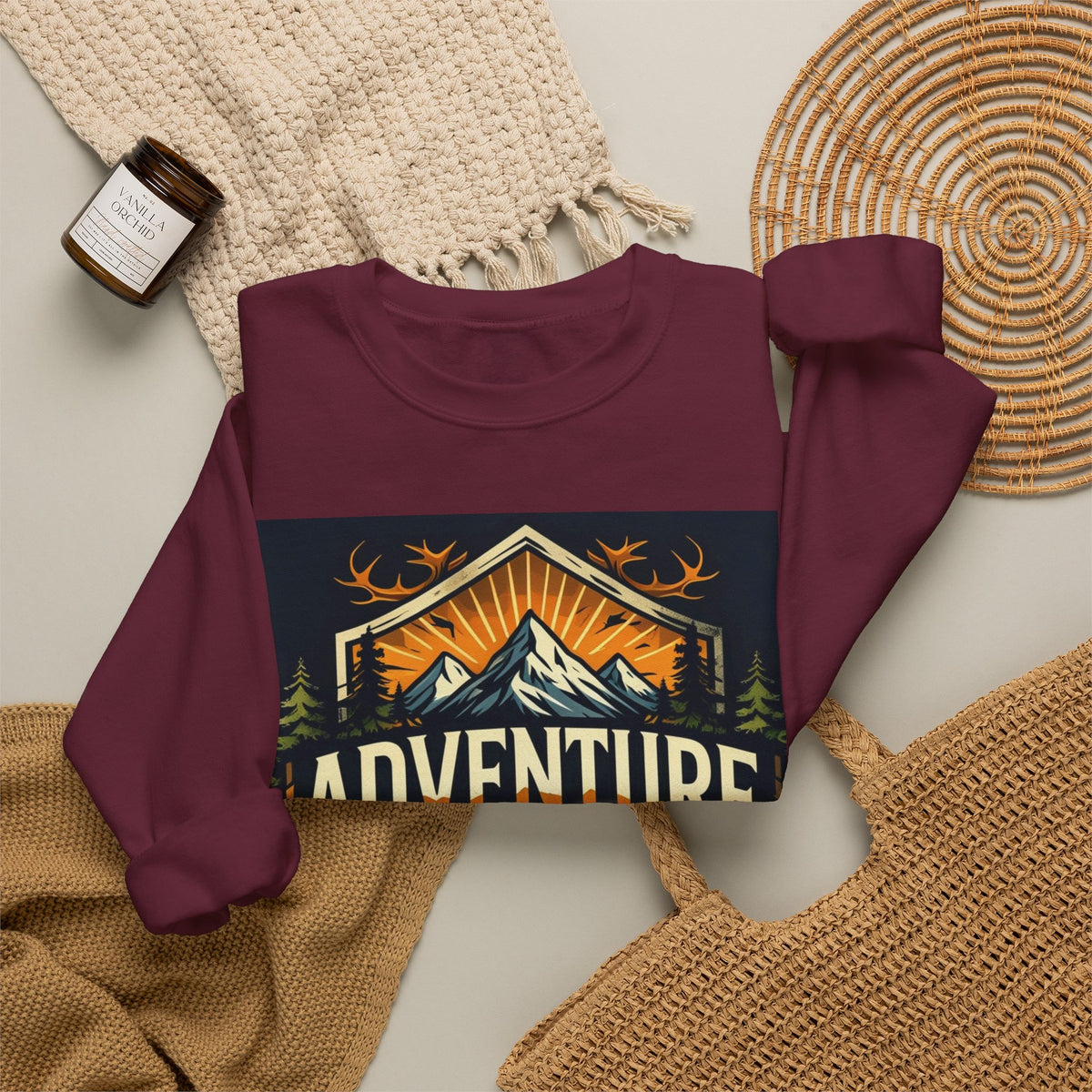 Adventure Fuel Sweatshirt — Outdoor Mountain Crewneck