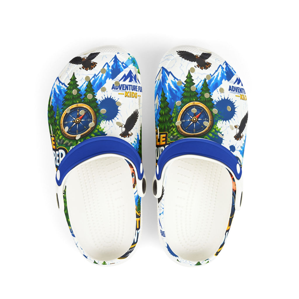 Kids Adventure Clogs – 'Adventure Is Out There' EVA Foam Slip-Ons
