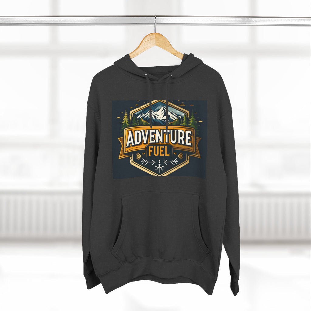 Adventure Fuel Hoodie — Outdoor Camping Graphic Pullover