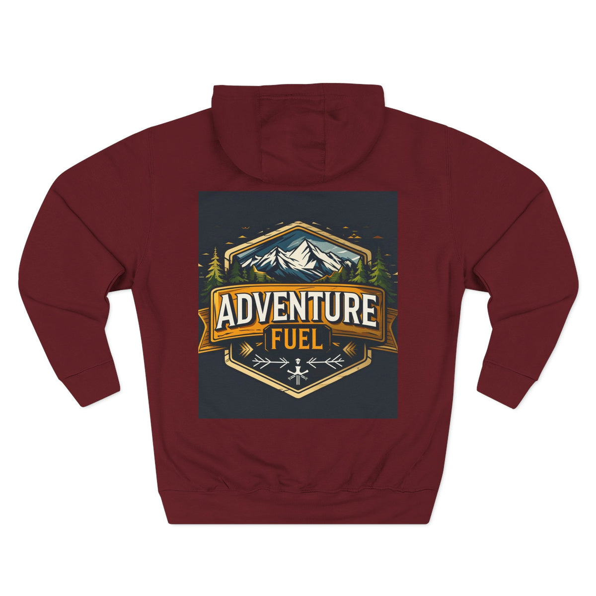 Adventure Fuel Hoodie — Outdoor Camping Graphic Pullover