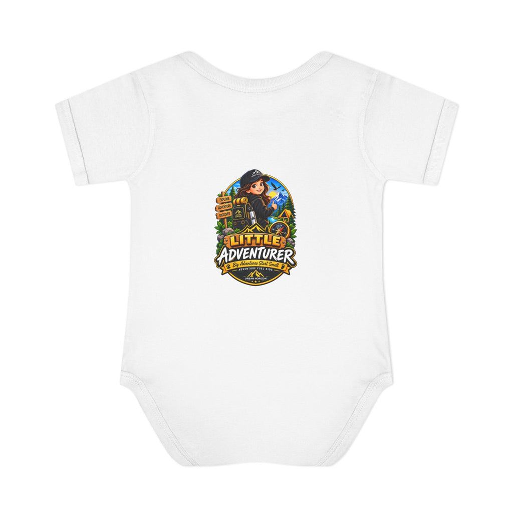 Little Adventurer Baby Bodysuit — Infant Explorer Graphic Onesie