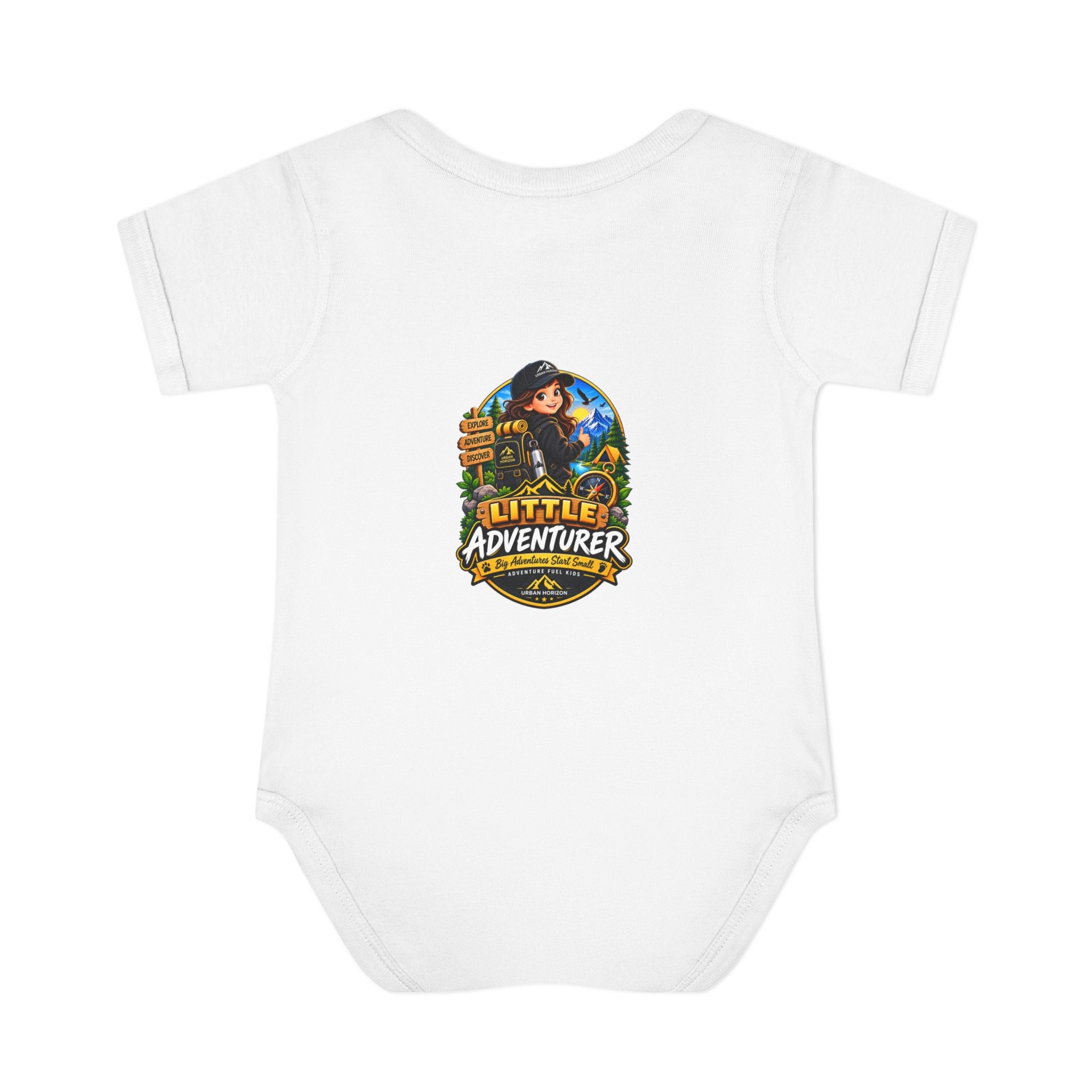 Little Adventurer Baby Bodysuit — Infant Explorer Graphic Onesie
