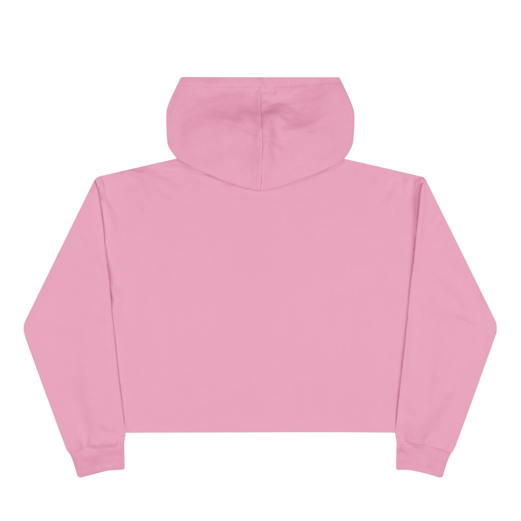 Adventure Fuel Crop Hoodie — Mountain Camping Graphic Hoodie