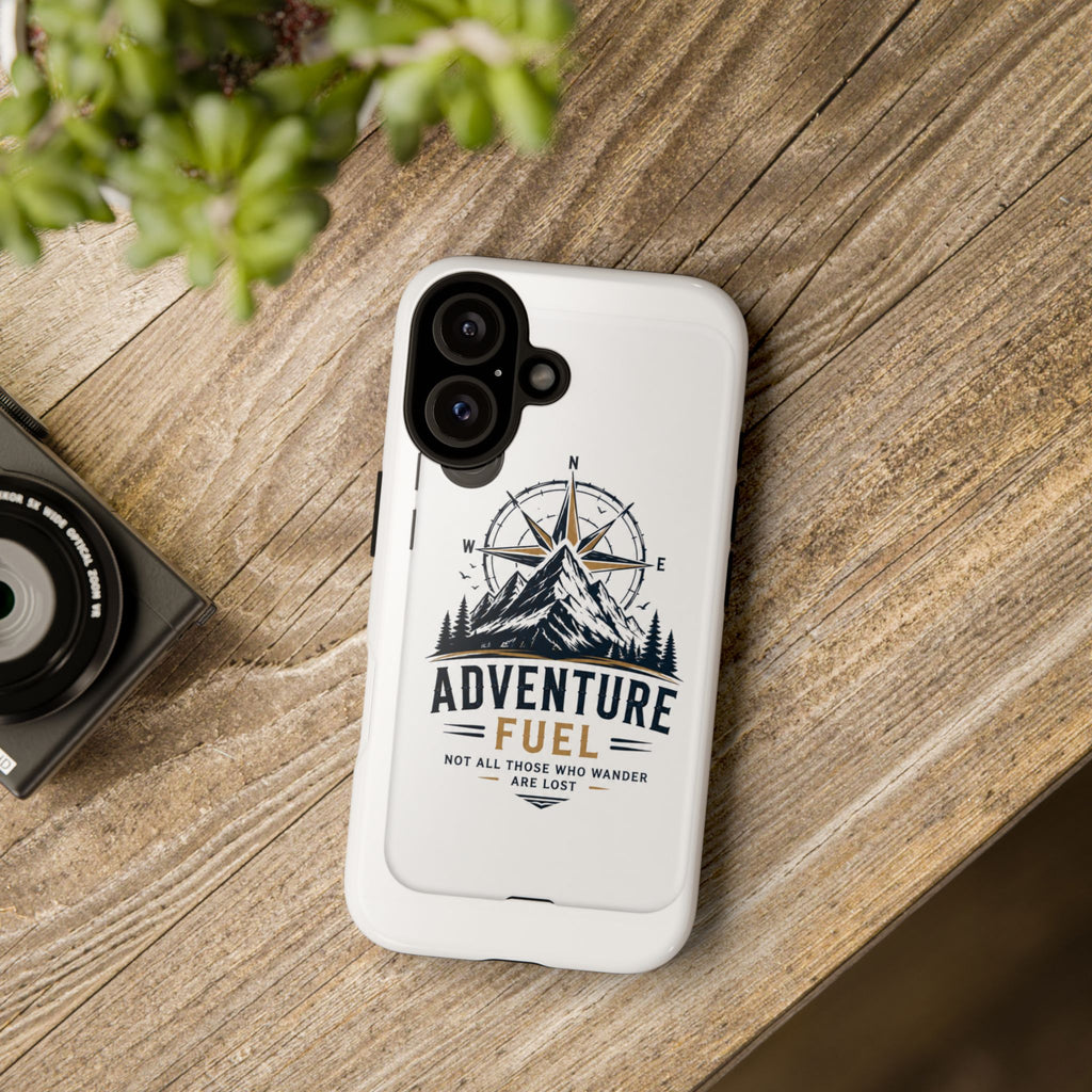 Adventure Fuel Phone Case — Compass & Mountain Travel Protective Cover