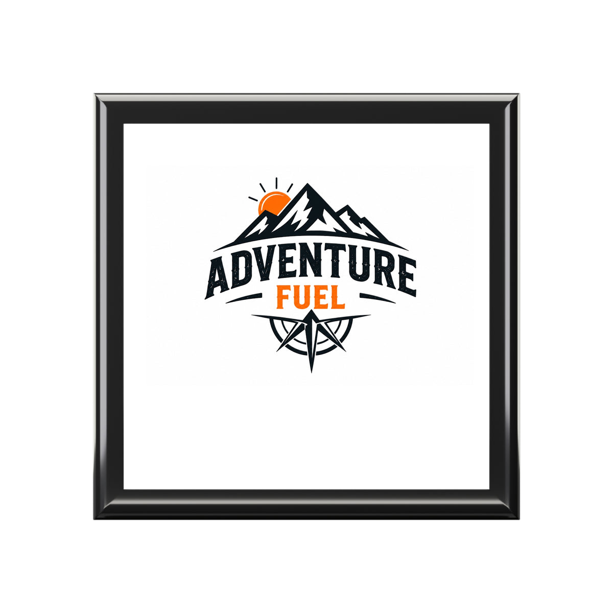 Adventure Fuel Jewelry Box — Mountain Compass Keepsake Box
