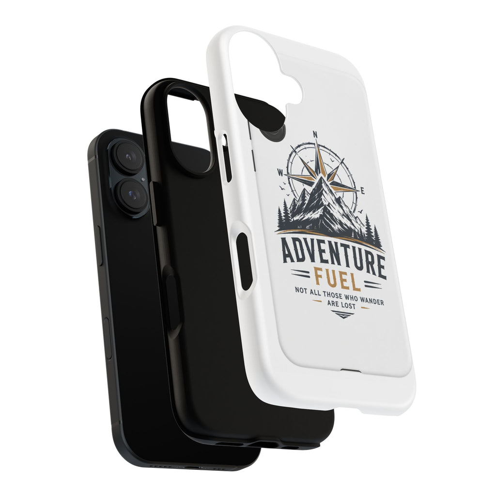 Adventure Fuel Phone Case — Compass & Mountain Travel Protective Cover