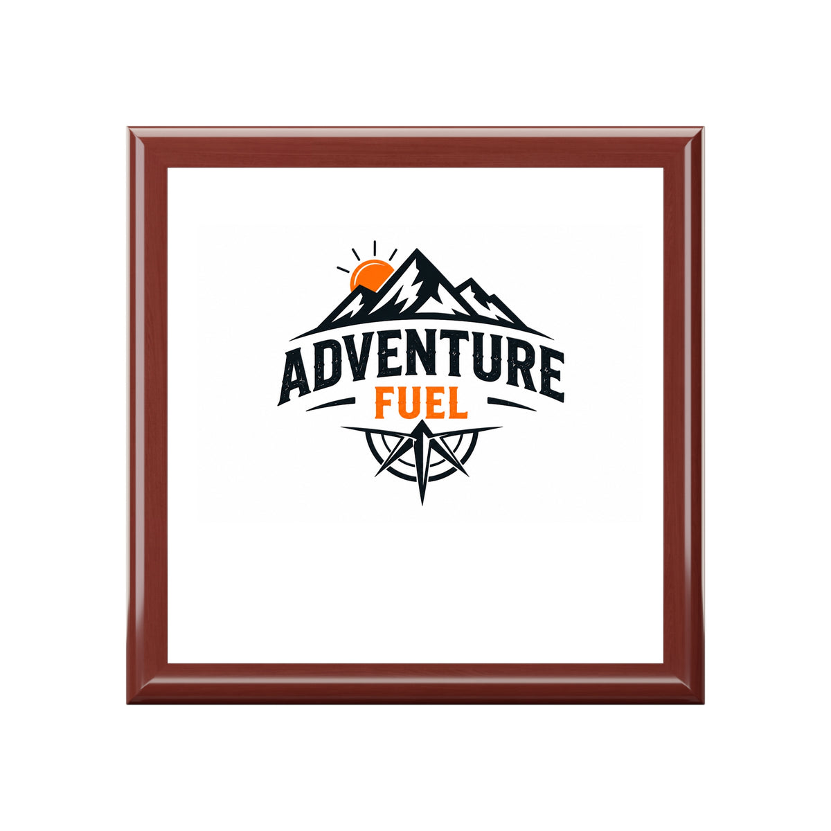 Adventure Fuel Jewelry Box — Mountain Compass Keepsake Box