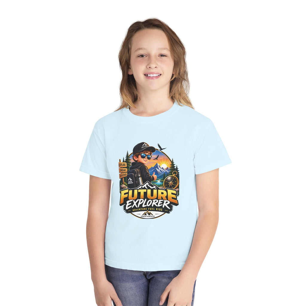 Youth Tee — "Future Explorer" Adventure Kids Graphic Shirt
