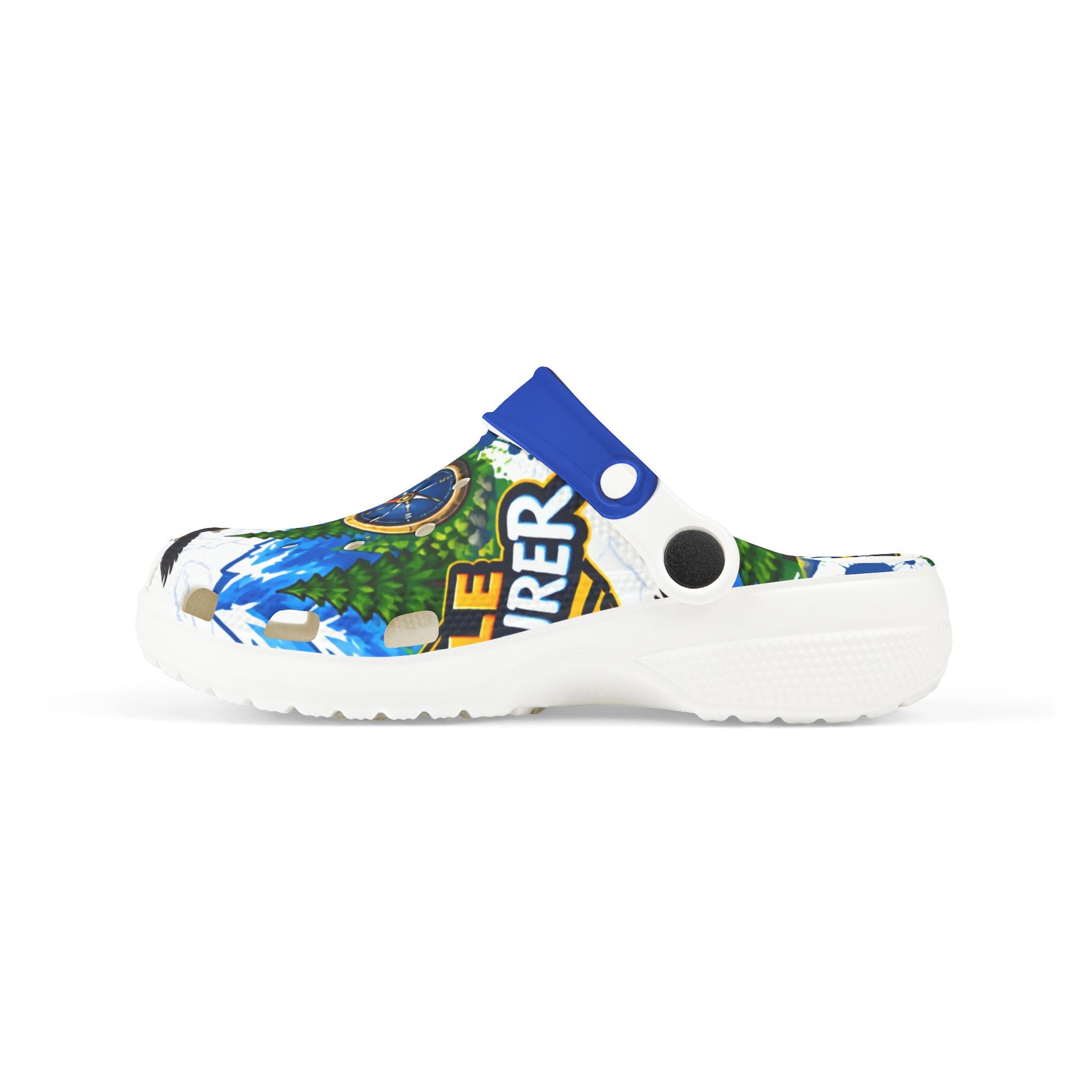 Kids Adventure Clogs – 'Adventure Is Out There' EVA Foam Slip-Ons