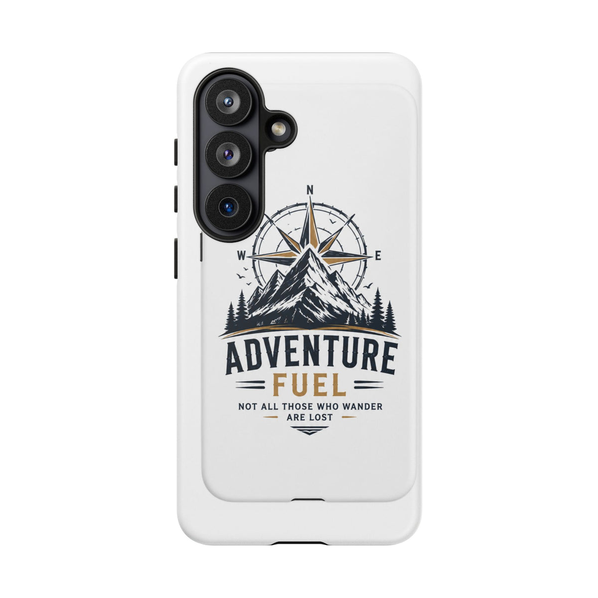 Adventure Fuel Phone Case — Compass & Mountain Travel Protective Cover
