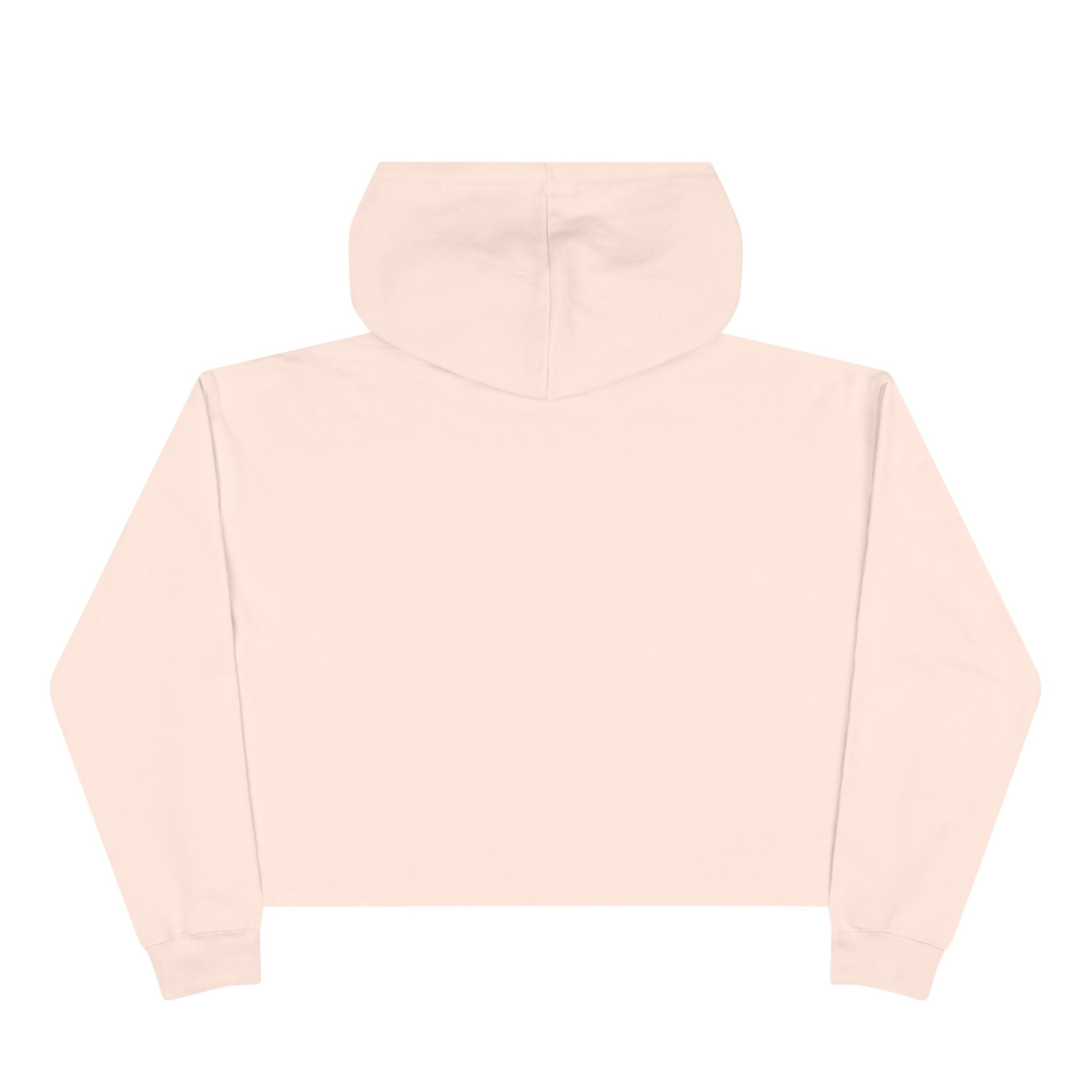 Adventure Fuel Crop Hoodie — Mountain Camping Graphic Hoodie