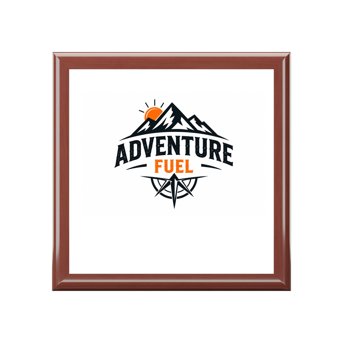 Adventure Fuel Jewelry Box — Mountain Compass Keepsake Box