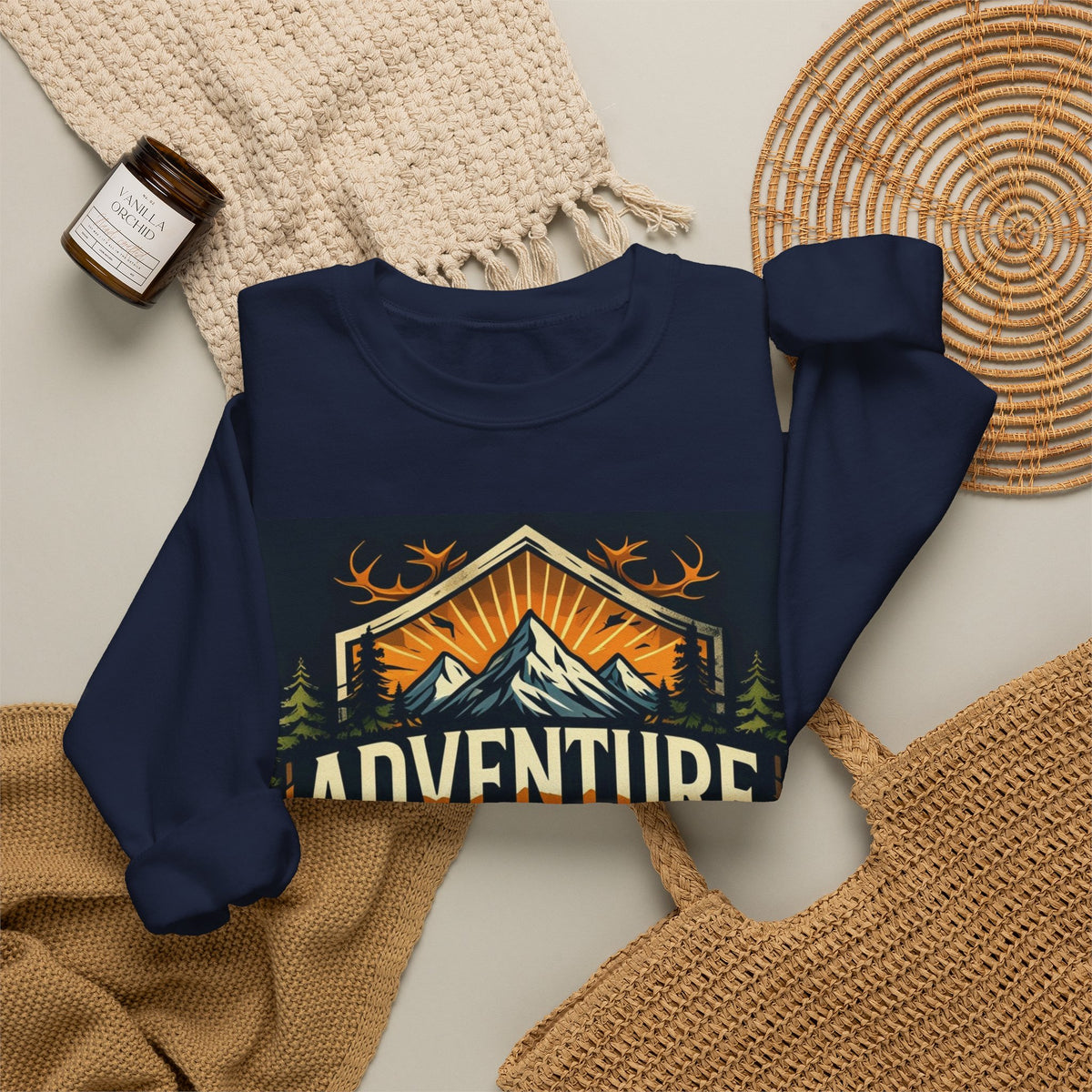 Adventure Fuel Sweatshirt — Outdoor Mountain Crewneck