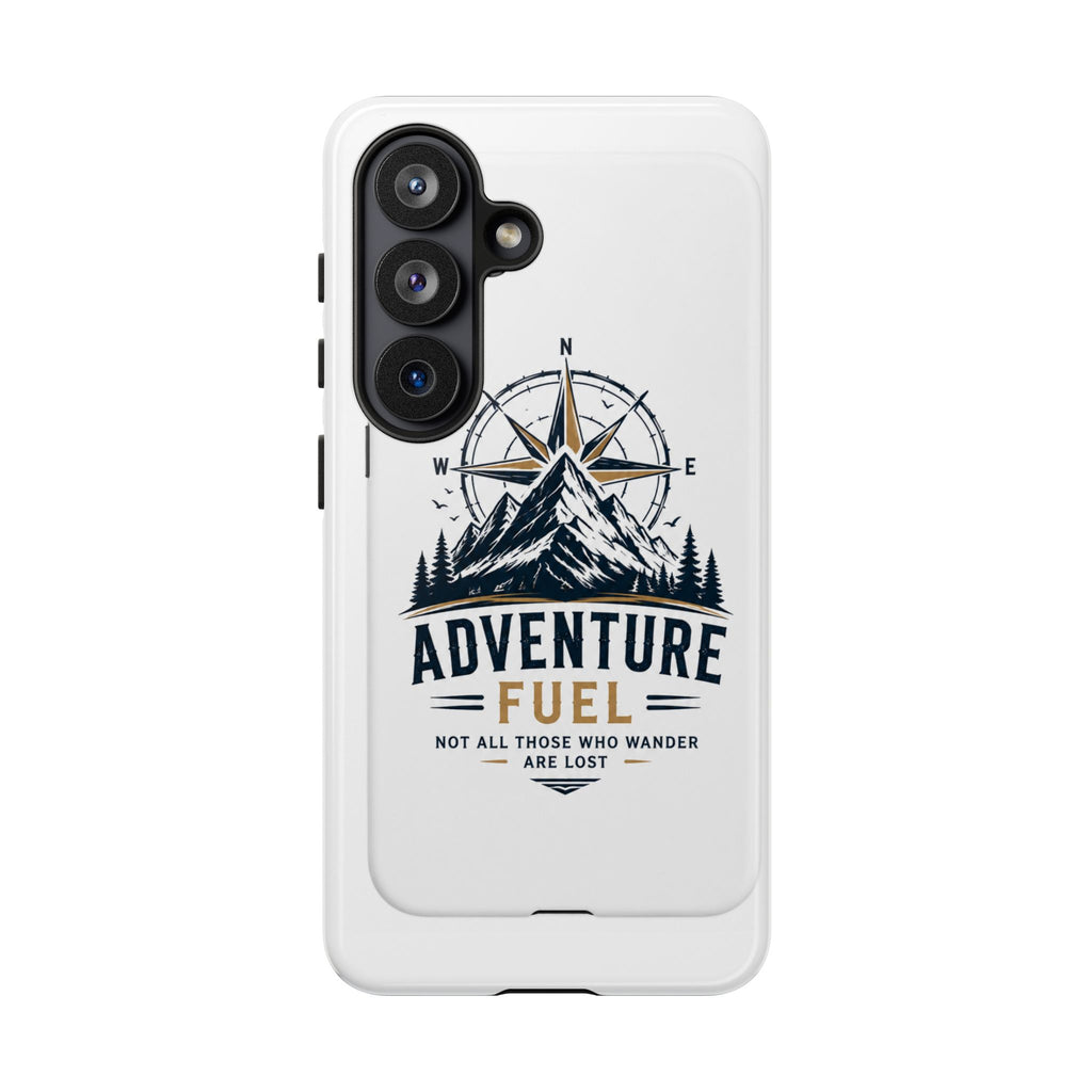 Adventure Fuel Phone Case — Compass & Mountain Travel Protective Cover