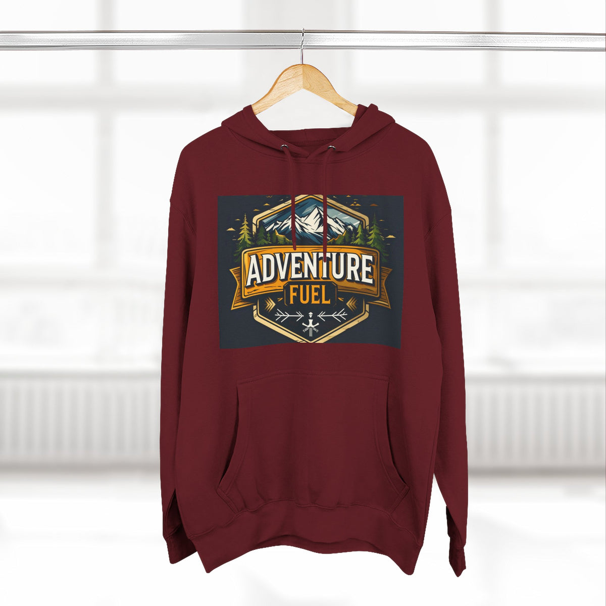 Adventure Fuel Hoodie — Outdoor Camping Graphic Pullover