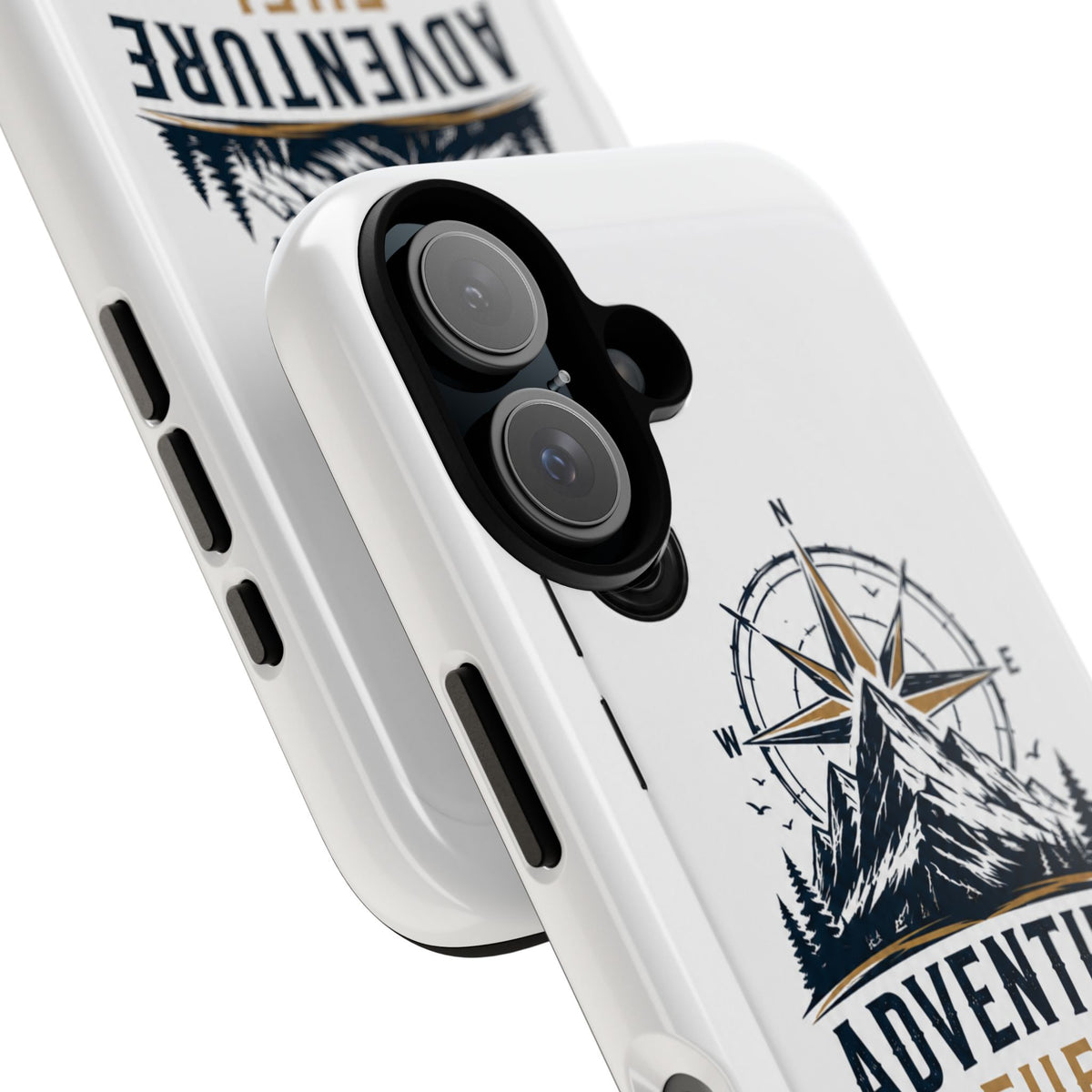Adventure Fuel Phone Case — Compass & Mountain Travel Protective Cover